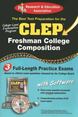CLEP Freshman College Composition (CLEP Test Preparation) - Paperback - GOOD