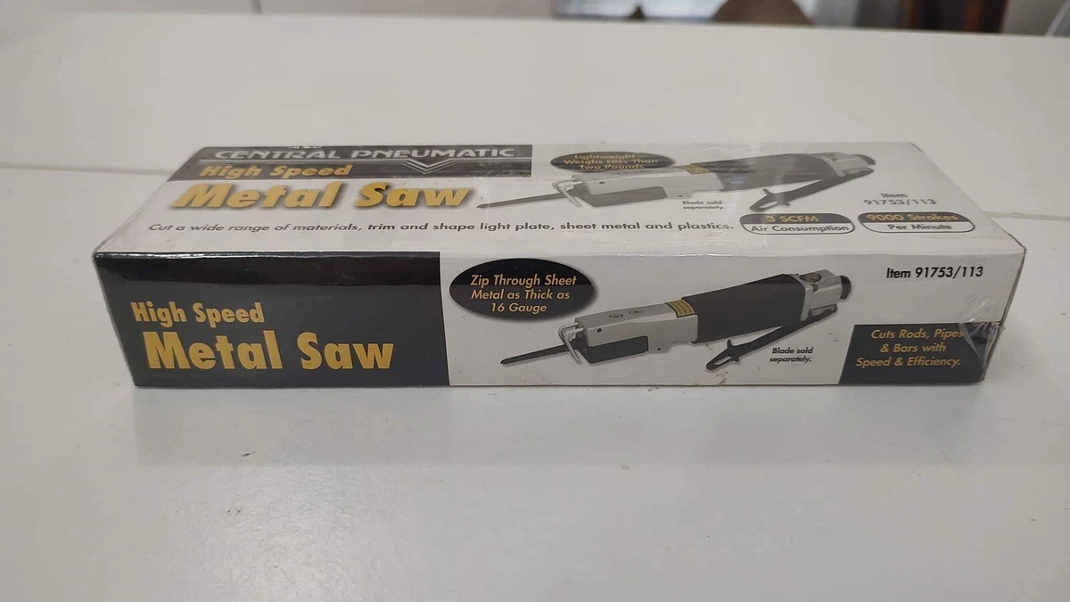 BRAND NEW Central Pneumatic High Speed Air Metal Saw 91753/113 eBay