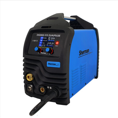 Digimig 215 DualPulse Inverter Schweißgerät 200A MIG/MAG/MMA lift/VRD/Bi Pulse