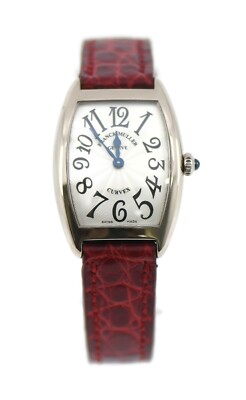 Franck Muller Curvex 18K Weißgold Uhr 1752QZ