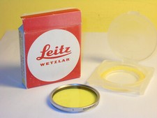 Leica / Leitz / Yellow filter E43 / for Summilux M 50 mm - New from Old Stock 