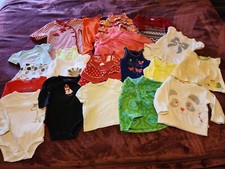 20pc Lot Baby Girls 6-9 months Clothes Spring Summer Fall  3