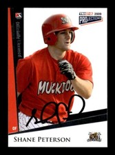 SHANE PETERSON 2009 TRISTAR PROJECTIONS #90 ON-CARD AUTO