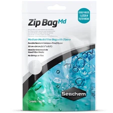 Seachem Zip Bag Md 16 Mesh Re-Usable Filter Media Bag with Zipper