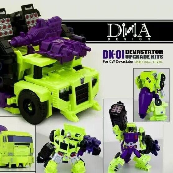 New DNA Design DK-01 UPGRADE KITS For DEVASTATOR in stock