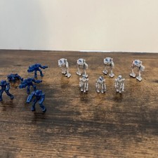 Vintage 1 1/8 Inch Micro Robots And Space Marines