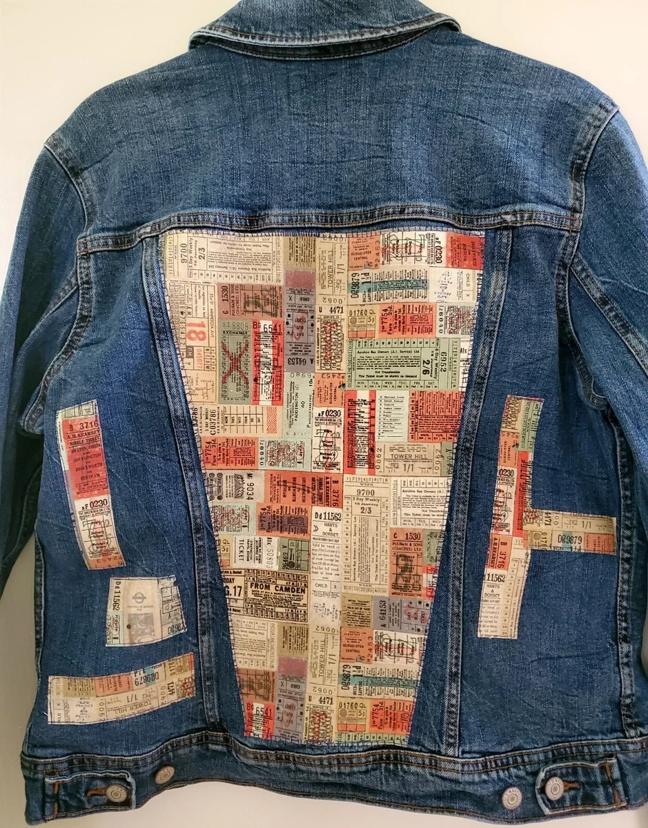 Louis Vuitton Luxury Repurposed Denim Jacket