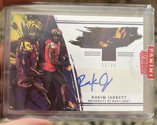 Rakim Jarret Canvas Creations Purple Panini Draft Picks 2023 Auto 35/49