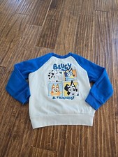 Jumping Beans Bluey Graphic Youth Fleece Sweatshirt, Size 6