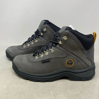 Timberland White Ledge Mid Waterproof Boots Grey Nubuck Men s 7.5