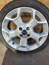 Genuine Ford KA Mk2 16" Alloy Wheel 5 Spoke Y Design 6J Silver 2008-2016 2237363