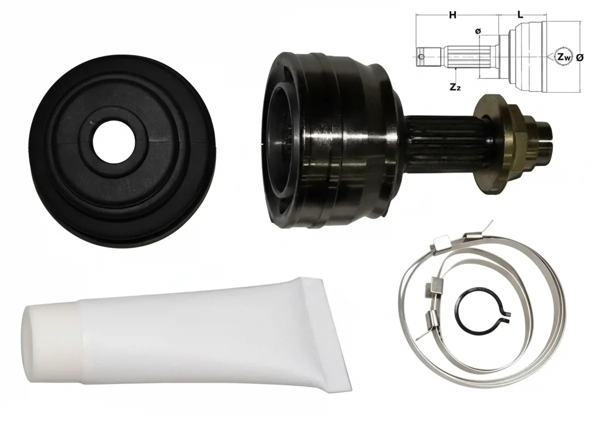 Giunto semiasse lato ruota Giunto omocinetico FT25004K FAST per ALFA ROMEO FORD - Immagine 2