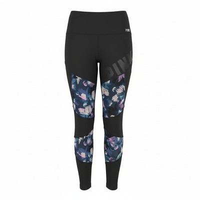 Pink Victoria's Secret Bonded Leggings Damen M Dehnbar Netz Rand