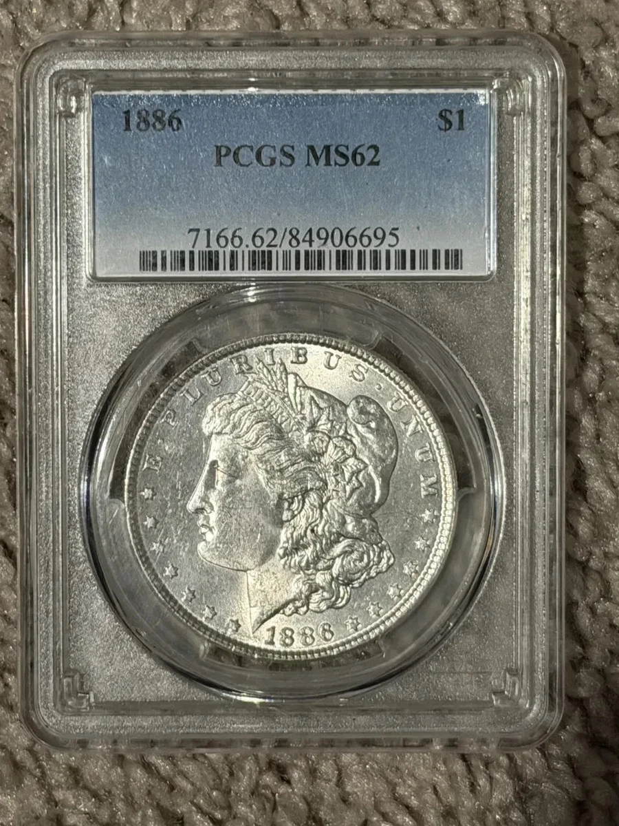 MS 62 Graded 1886 Year Morgan US Dollars (1878-1921) for sale | eBay