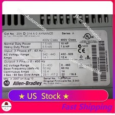 Allen-Bradley PowerFlex 70 10 HP 20AD014A0AYNANC0 FOR REPAIR US Free Tax