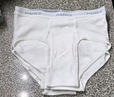 Lot Of 4 Vintage Hanes Comfort Flex White Briefs Size L