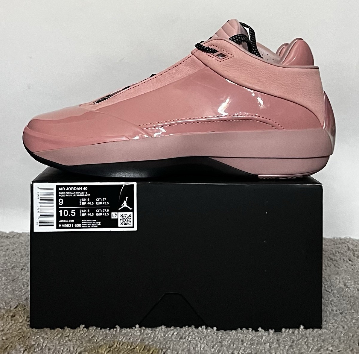 Size 9M- Nike Air Jordan 40 Rust Pink Dusty Rose Arctic NBY HM9931
