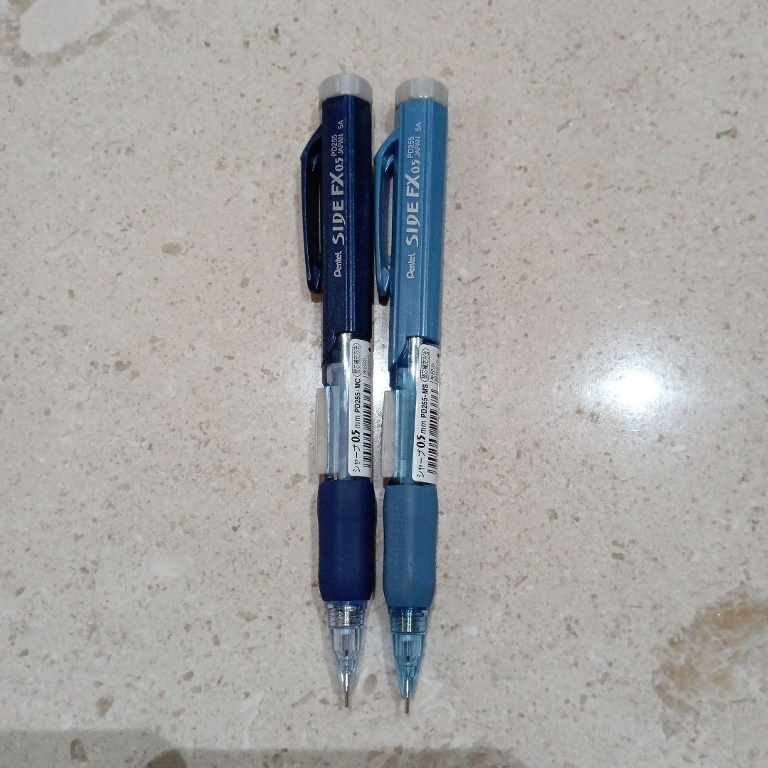 2 Pentel SIDE FX mechanical pens discontinued #65c2fb