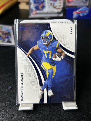 2025 Panini Immaculate Collection - Davante Adams #19 Blue /50
