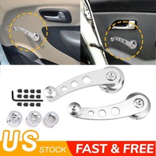 Chrome Aluminum Billet Car Manual Window Crank Handle For Ford Vw Gm Jeep Camaro