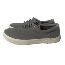 Sperry SeaCycled PlushStep Shoes Mens Size 10.5 Gray Canvas Sneakers STS24415