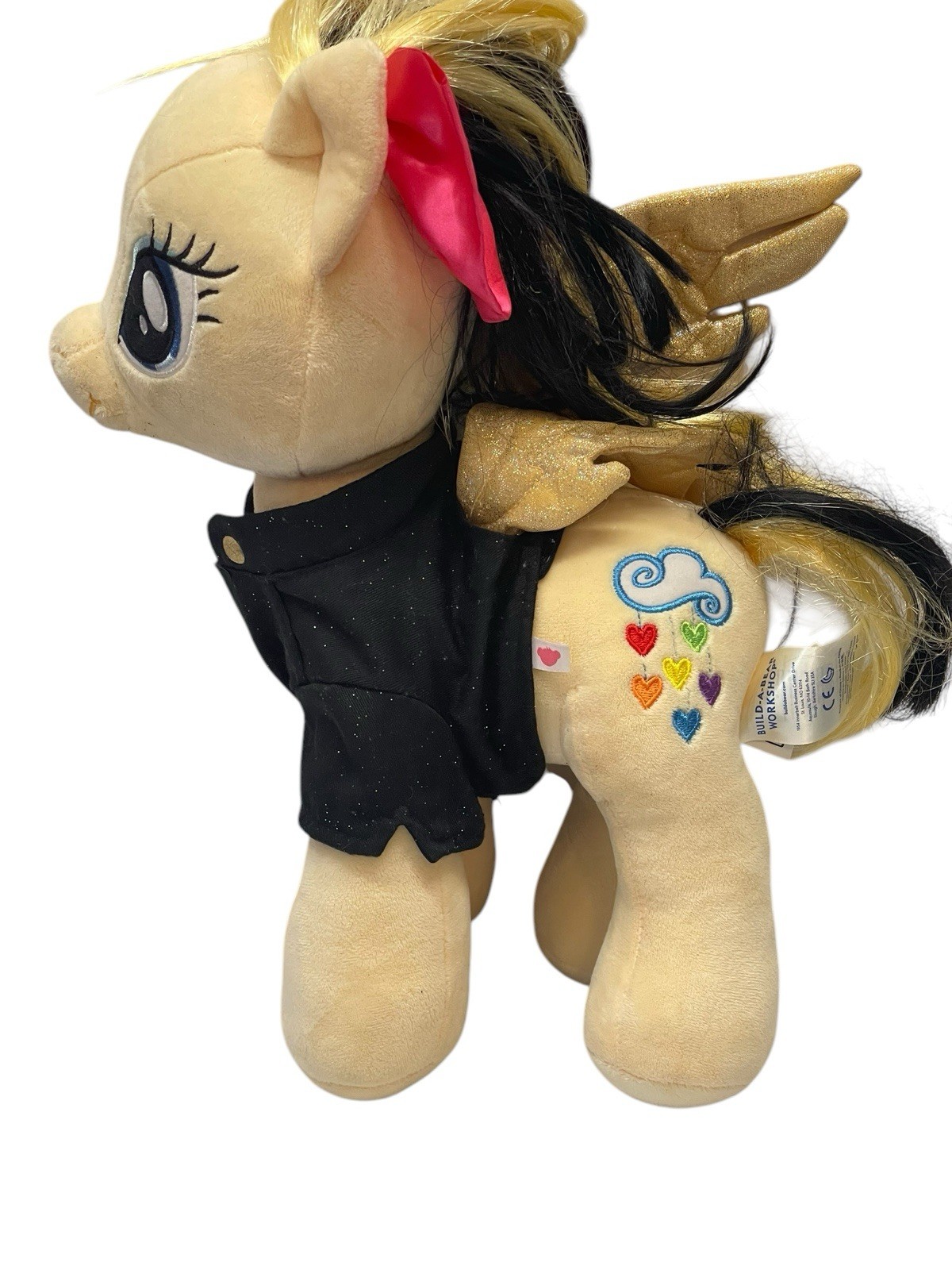 My Little Pony The Movie Songbird Serenade Costruisci un Orso Peluche Ali Oro Giacca