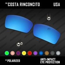 Anti Scratch Polarized Replacement Lenses for-Costa Del Mar Rinconcito Sunglasse