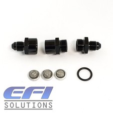 Mini Billet Inline Filter AN4 (Black) 608-04 (Turbo Oil Filter)