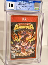 Donkey Kong Bananza CGC Graded 10 A++ Nintendo Switch 2 Factory Sealed NOT PSA