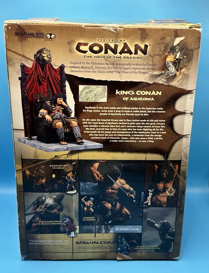 McFarlane Conan The Hour Of The Dragon Seri 2 King Conan Of Aquilonia Brand New - Image 3 of 3