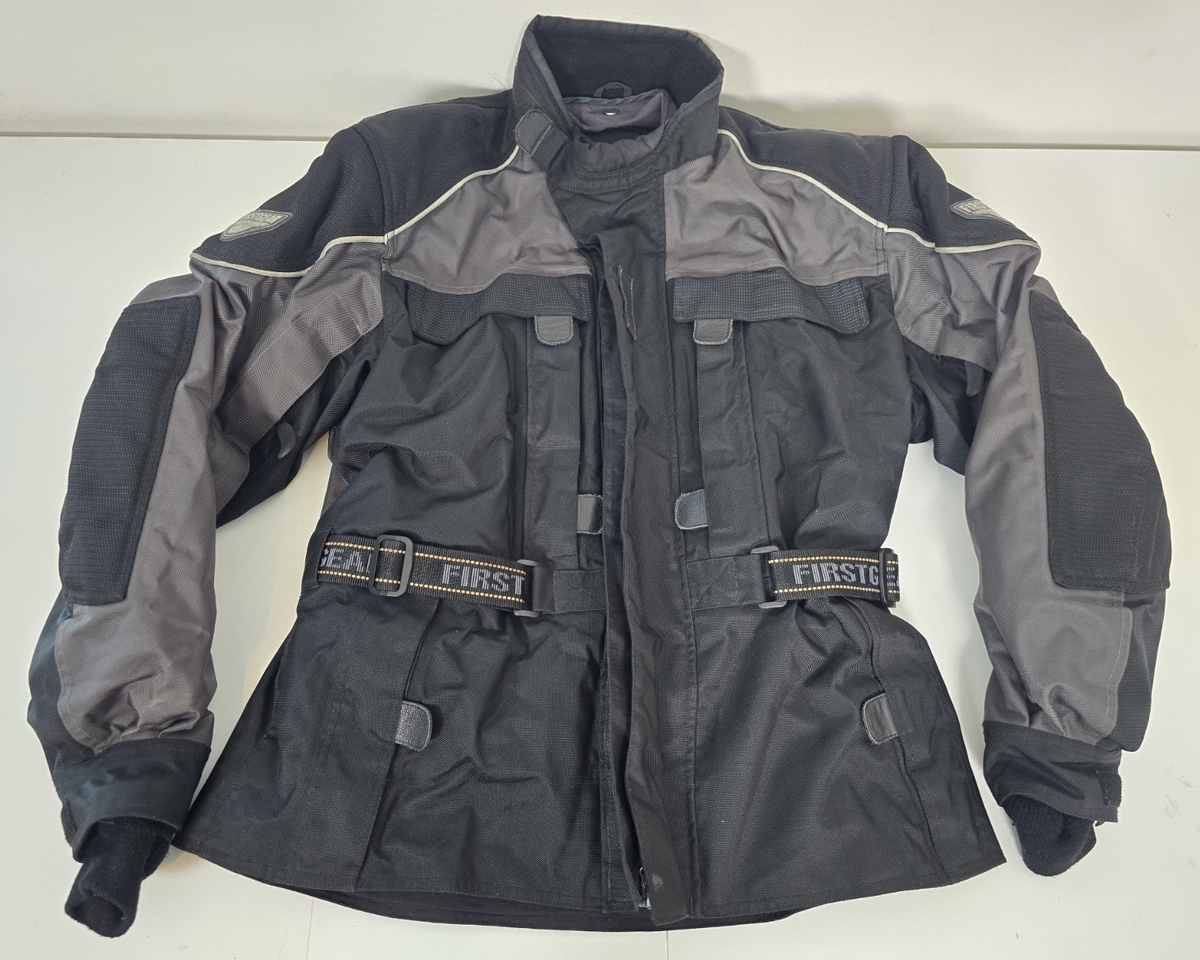 たき roBa Firstgear Kilimanjaro Black Motorcycle Jacket With Inner Jacket