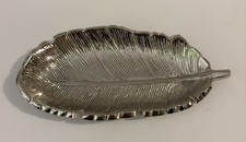 Small Silver Feather Trinket Dish