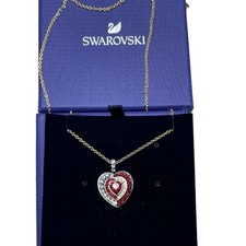 Swarovski Black Baroque Heart Pendant Necklace