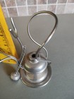  Vintage Brandy Cognac Glass Snifter Brass Warmer — photo 3