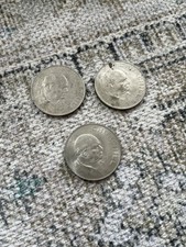 Bundle Of 3x Commemorative Winston Churchil Coins. Silver Winston Churchil Crown