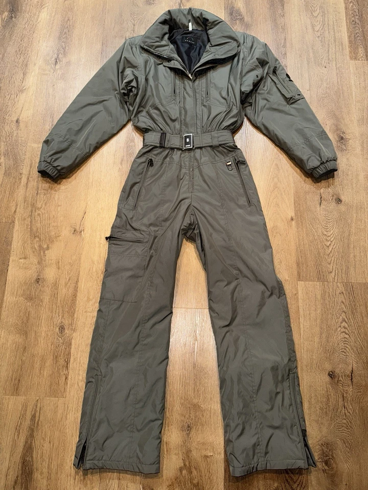 Bogner Ski Suit Womens 4 One Piece Snowsuit Snow Bib Vtg Jumpsuit Goan Thylmann - Image 3 of 4