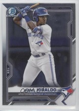2021 Bowman Draft Chrome Miguel Hiraldo #BDC-98 12in