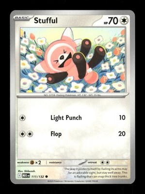 Stufful Common ME01: Mega Evolution 111/132 NM Pokemon