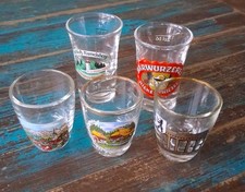 5 Schnapsgläser Stamper Partygläser 2cl Alt. Vintage, Souvenir 