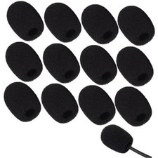 12 Pack Microphone Covers Foam, Noise Reduction Mic Cover, for Lapel and