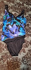Longitude Women's One Piece Swim Suit Size 12