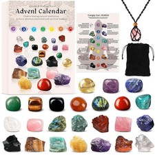 Xma Advent Calendar 2024 Crystals Women 24 Days Chakra Crystals&Healing Stones
