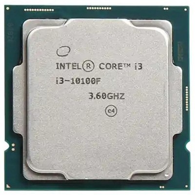 Intel Core I3 10100F CPU LGA 1200 Without Integrated GPU Bulk