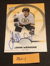 John Wensink Autographed 2023 Upper Deck Signed Bruins Centennial 59 JW-1