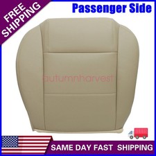 For 2005 To 2009 Ford Mustang V6 Driver Passenger Side Leather Seat Cover Tan