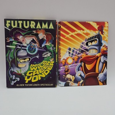 Futurama DVD Set INTO THE WILD GREEN YONDER & BENDERS GAME