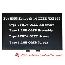 For ASUS Zenbook 14 OLED UX3405CA-U7512 14"LCD Screen Assembly Replacement Panel