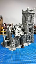 Ruined Sanctuary - 28 mm Fantasy Wargaming Terrain - Mordheim, Frostgrave etc