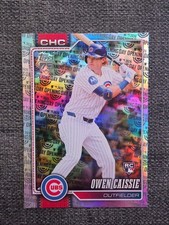 2026 Topps Series 1 Celebration Owen Caissie Opening Day Foil RC #233