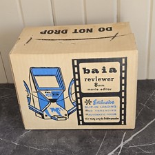 Editor film vintage Baia Reviewer 8mm NUOVO IN SCATOLA